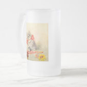 Chope Givrée Kitten avec ruban rouge (Devant gauche)