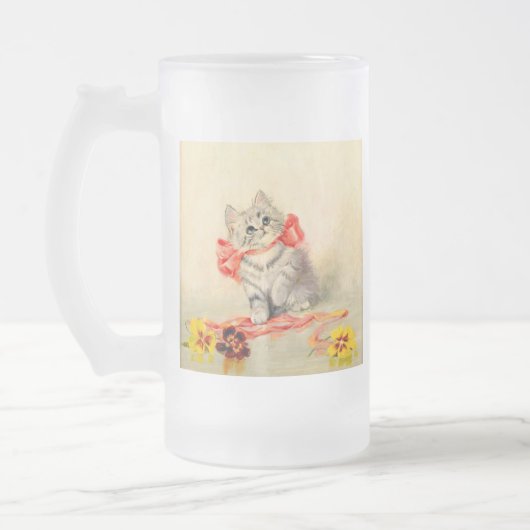 Chope Givrée Kitten avec ruban rouge (Gauche)