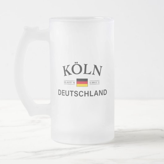 Chope Givrée Koln (Cologne) Deutschland coordonne allemand (Gauche)