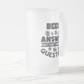 Chope Givrée La Bière Est La Réponse (Devant droit)