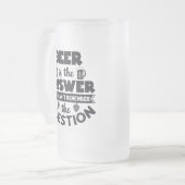 Chope Givrée La Bière Est La Réponse (Devant gauche)