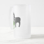 Chope Givrée La broche drôle de Meme de lama se produit (Devant gauche)