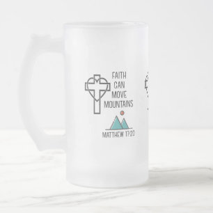 Chope Givrée La foi peut déplacer les montagnes Citation bibliq