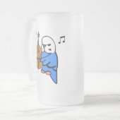 Chope Givrée La perruche anglaise joue le violoncelle bas (Devant gauche)