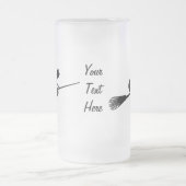 Chope Givrée La sorcière de Halloween sur le manche à balai (Centre)