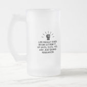 Chope Givrée La vie commence à quarante ans (Gauche)