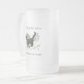 Chope Givrée La vie est meilleure avec les chats Livres et la m (Devant gauche)