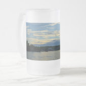 Chope Givrée Lake Of The Ozarks Blue Sunset Frosted Glass Beer (Devant gauche)