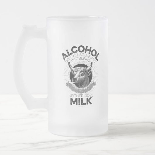 Chope Givrée L'alcool contre le lait (Gauche)