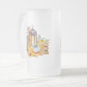 Chope Givrée Lanterne, Oiseau bleu et tournesols (Devant gauche)