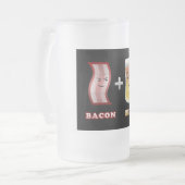 Chope Givrée Lard + La bière sont jusqu'à quelque chose (Devant gauche)