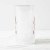 Chope Givrée Latte et coupe d'amour, mains et citation de café (Centre)