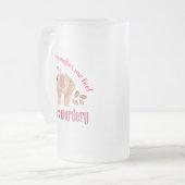 Chope Givrée Le café me fait me sentir moins meurtrier et drôle (Devant gauche)