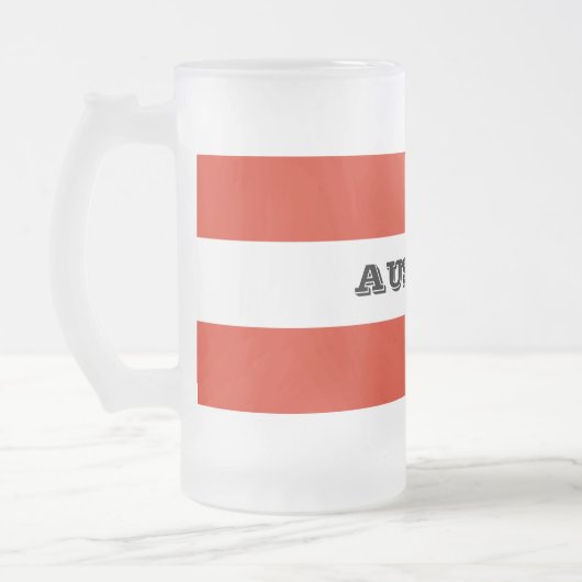 Chope Givrée Le drapeau autrichien (Gauche)