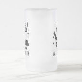 Chope Givrée Le Humour de la bière en noir (Centre)