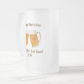 Chope Givrée Le meilleur monogramme du monde papa d'anniversair (Devant gauche)