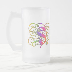 Chope Givrée Le monogramme "arc-en-ciel gothique" de S attaque