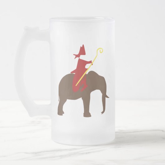 Chope Givrée Le Vibrant sur un éléphant (Gauche)