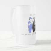 Chope Givrée L'entraîneur et l'arbitre de base-ball font face (Devant gauche)