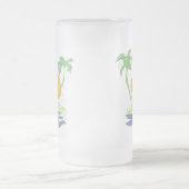 Chope Givrée Les paysages de plage tropicaux de l'île. Palmier (Centre)