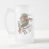 Chope Givrée Licorne de tartan de MacLean (Gauche)