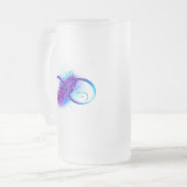 Chope Givrée L'infini avec plume violette (Devant gauche)