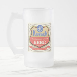 Chope Givrée Logo de bière de Kavanaugh - justice vintage drôle