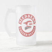 Chope Givrée logo de Sledders.com et bière givrée par emblème (Gauche)
