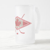 Chope Givrée Logo du drapeau canadien de hockey (Devant droit)