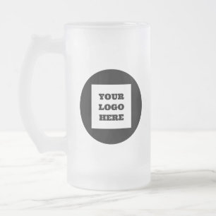 Chope Givrée Logo Personnalisé Entreprise Entreprise Bière Scri