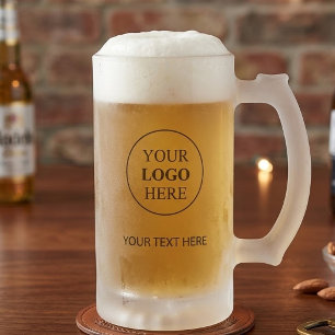 Chope Givrée Logo promotionnel personnalisé – Aucune commande m