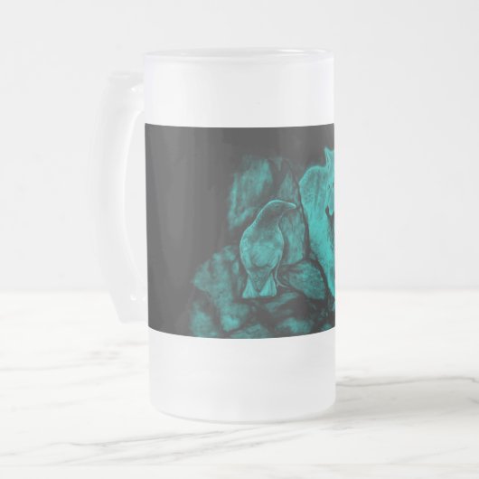 Chope Givrée Loup et corbeau dans la nuit (Devant gauche)