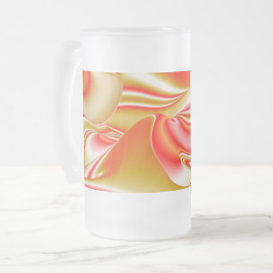 Chope Givrée Love and Gold Abstrait 3D Rainbowart