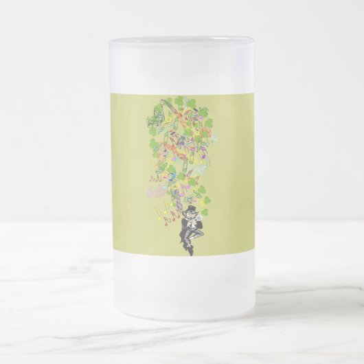 Chope Givrée Lucky Leprechaun Avec Shamrocks (Centre)