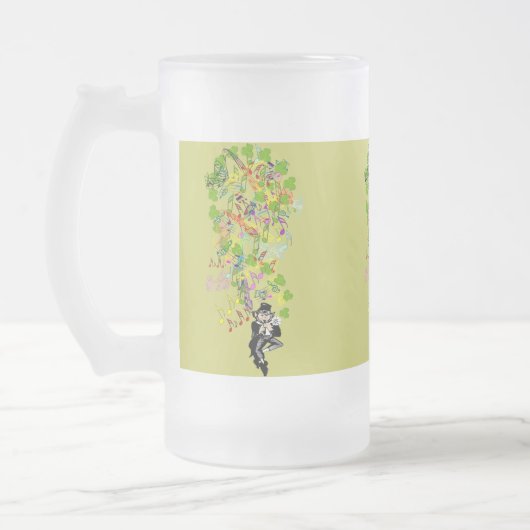 Chope Givrée Lucky Leprechaun Avec Shamrocks (Gauche)