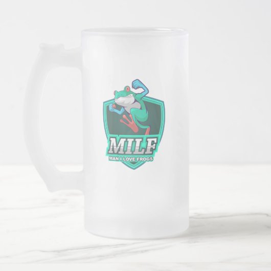 Chope Givrée M.I.L.F. - Homme, j'aime les grenouilles (Gauche)