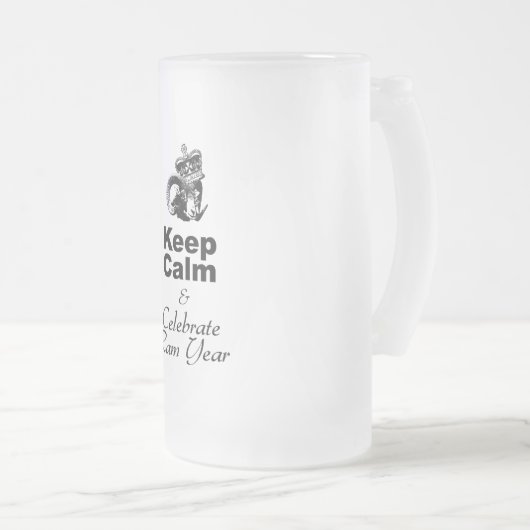 Chope Givrée Maintenez calme et célébrez l'année 2015 de RAM (Devant droit)