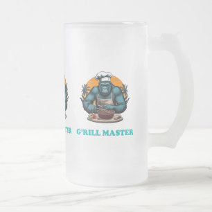 Chope Givrée Maître G'rill BBQ Grilleur Amusant Jeu de mots