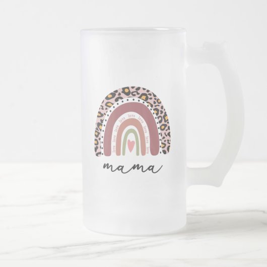 Chope Givrée Mama Arc-en-ciel, Bienheureux Cadeau Mama, Arc-en- (Droit)