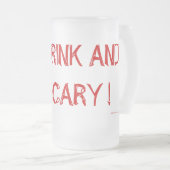 CHOPE GIVRÉE MANGEZ LA BOISSON ET SOYEZ EFFRAYANT ! (Devant droit)