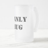 Chope Givrée Manly Drôle Typographie (Devant droit)