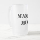 Chope Givrée Manly Drôle Typographie (Devant gauche)