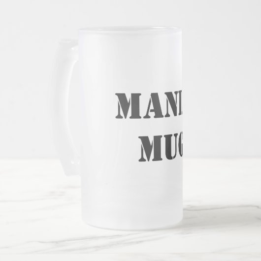 Chope Givrée Manly Drôle Typographie (Devant gauche)