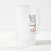 Chope Givrée Mari Père Feuilles Fleurs Légende Gardener Papa (Devant droit)