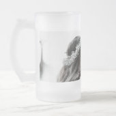 Chope Givrée Mariage de calligraphie photo élégant personnalisé (Gauche)