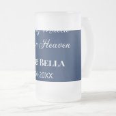 Chope Givrée Mariage Match fait au ciel mariage faveurs bleu (Devant droit)