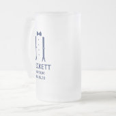 Chope Givrée Marié noeud papillon bleu (Devant gauche)