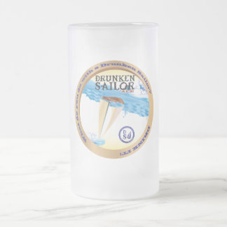 Chope Givrée Marin ivre officiel buvant Stein