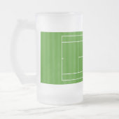 CHOPE GIVRÉE MARQUAGE DE LA LIGNE DE COUR DE TENNIS (Gauche)