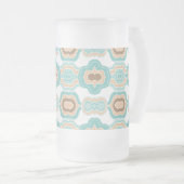 Chope Givrée Médaillon bleu/tan/marron coloré (Devant droit)